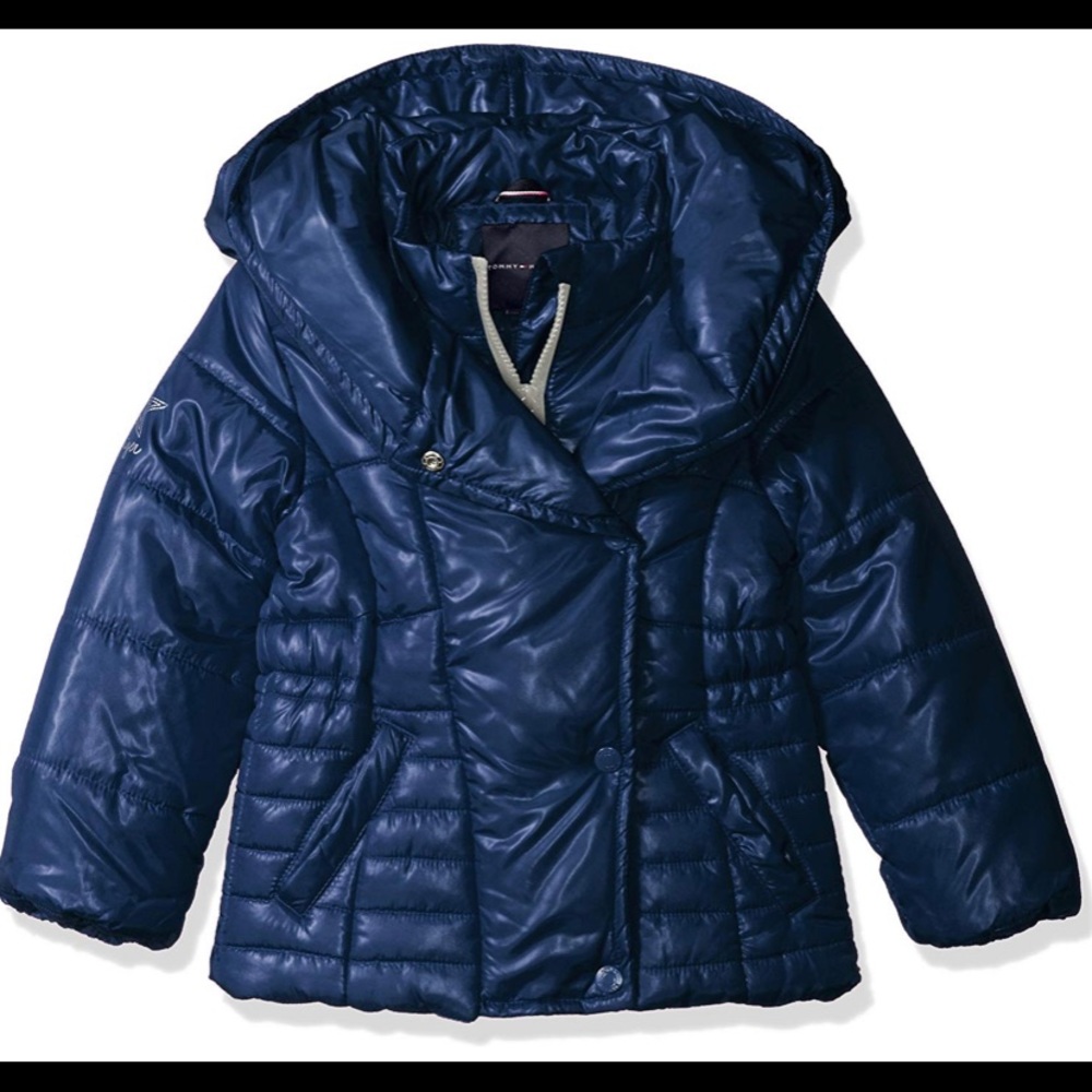 Tommy H 35
Girls' Pillow Collar Puffer with Belt